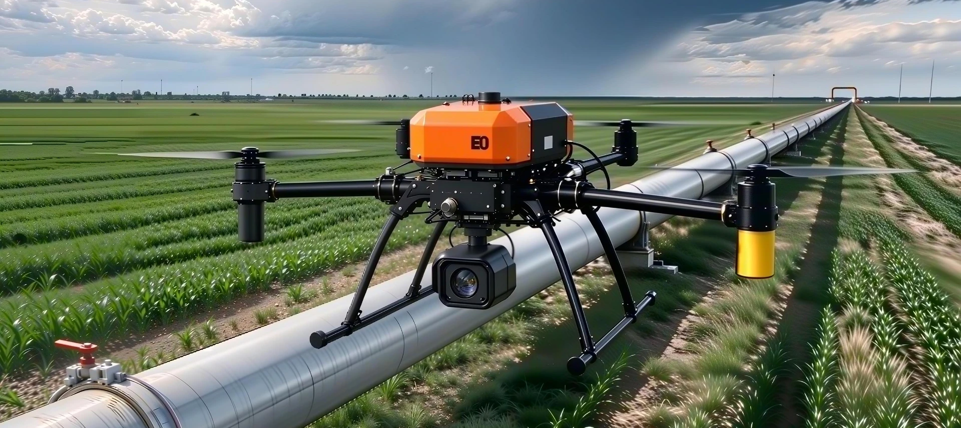 LP-Pipe Long-Range Pipeline Inspection UAV