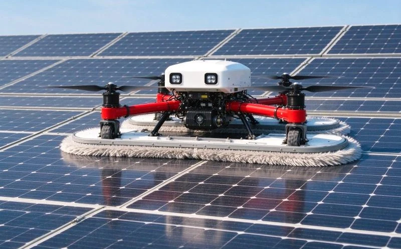 HC-PV Solar Panel Cleaning UAV