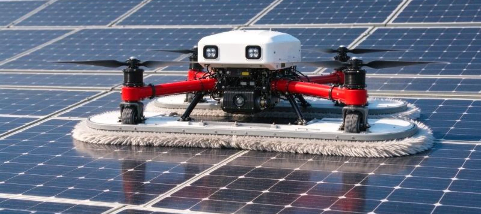 HC-PV Solar Panel Cleaning UAV